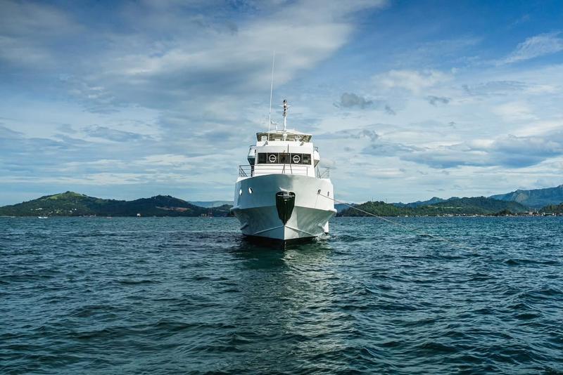 Yacht on Manila Bay