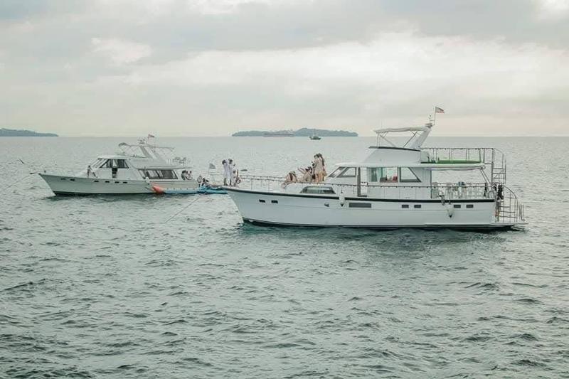 Yacht on Manila Bay